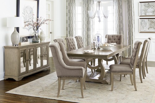 New formal dining gray - formal, oak